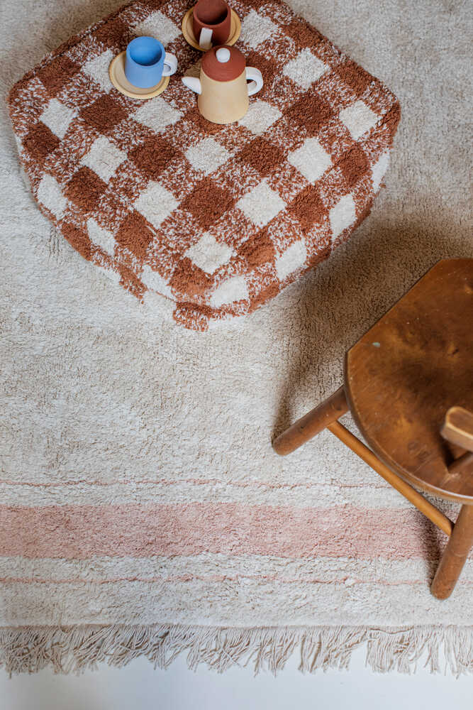Lorena Canals Pouf Vichy - Toffee