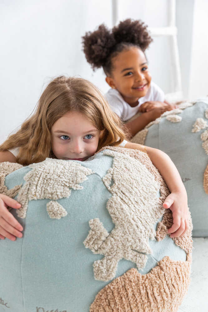 Lorena Canals Pouf World Map