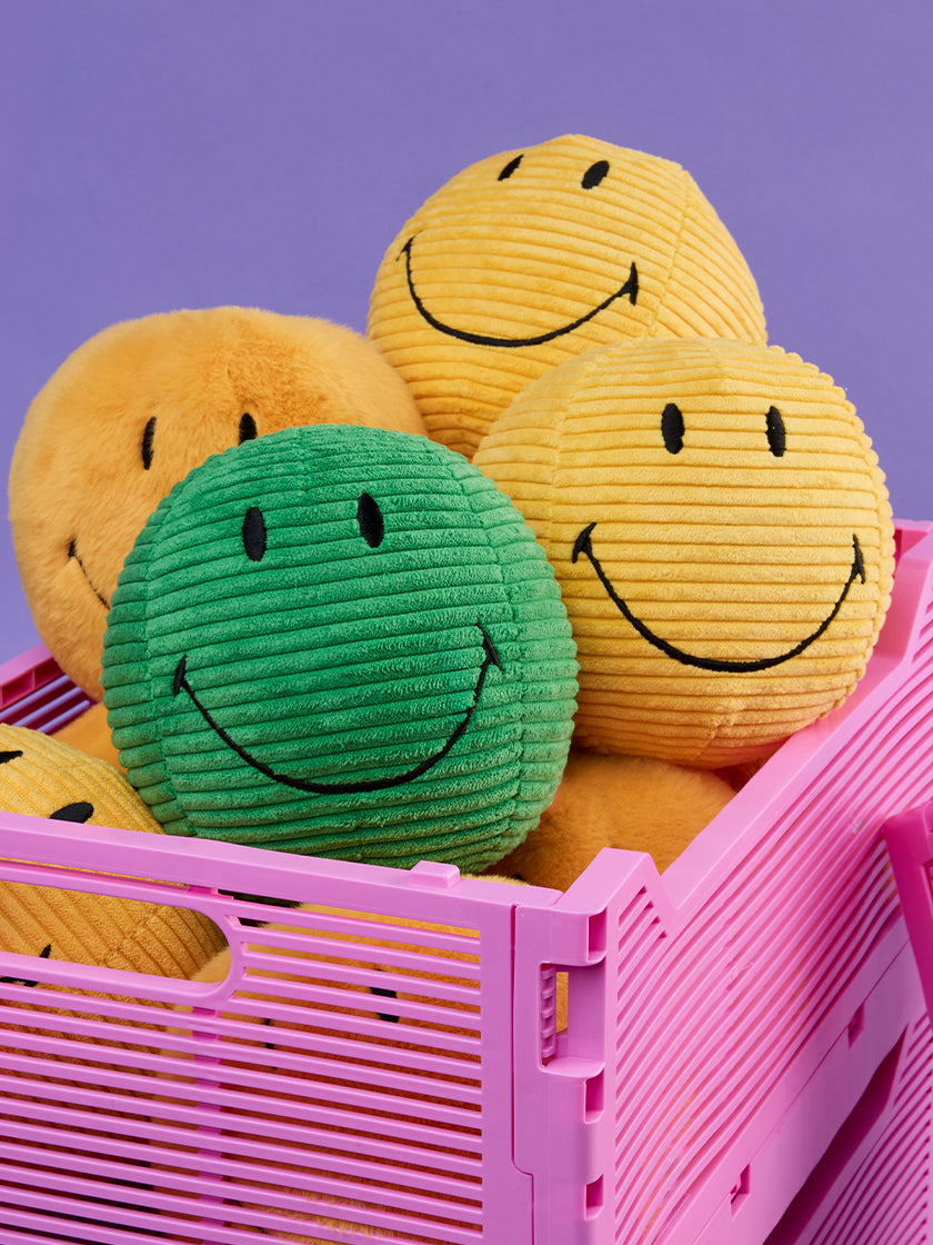 Smiley ECO Corduroy Plush (13cm) - Green