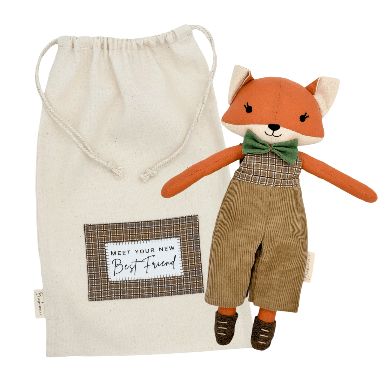 Binki Dolls - Packaged in a Matching Drawstring Bag - Bubbadue