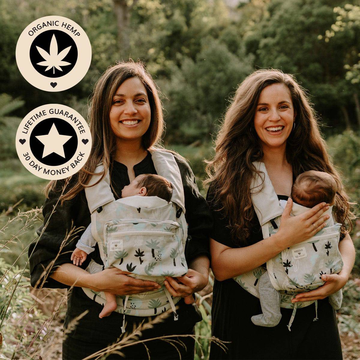 Organic Hemp Baby Carrier 0-14 Months / 12kg - Keedo - Bubbadue