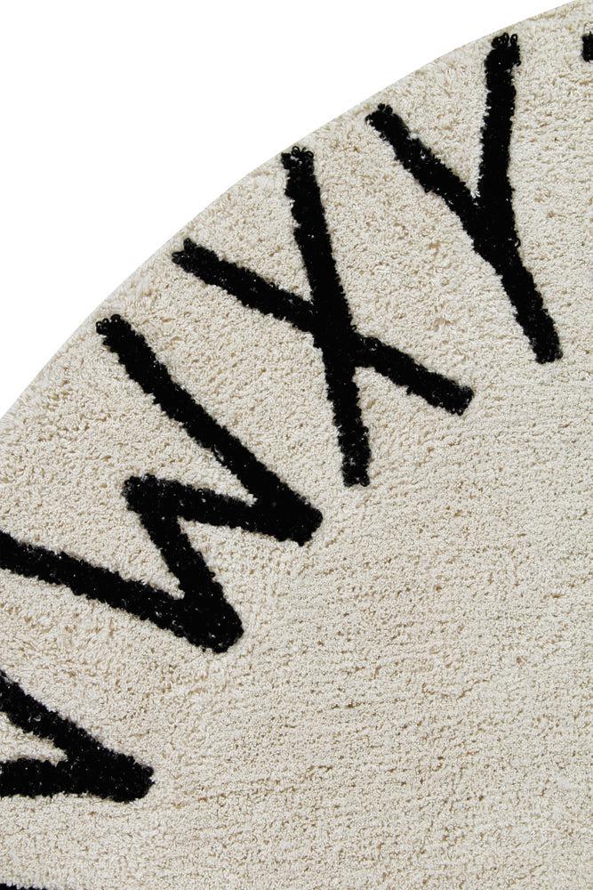 Lorena Canals Washable Rug ABC - Natural/Black