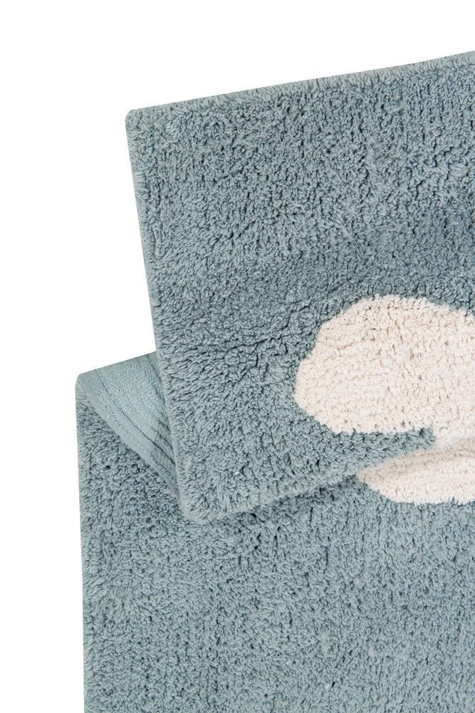Lorena Canals Washable Rug Clouds - Vintage Blue