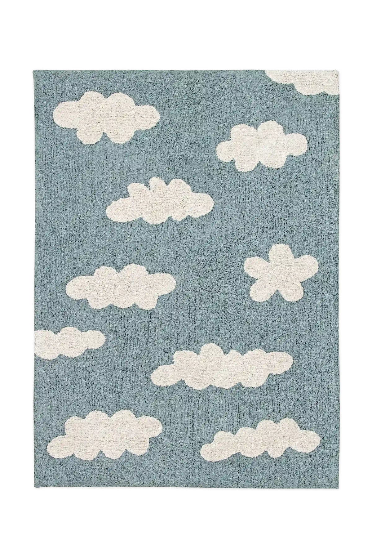 Lorena Canals Washable Rug Clouds - Vintage Blue