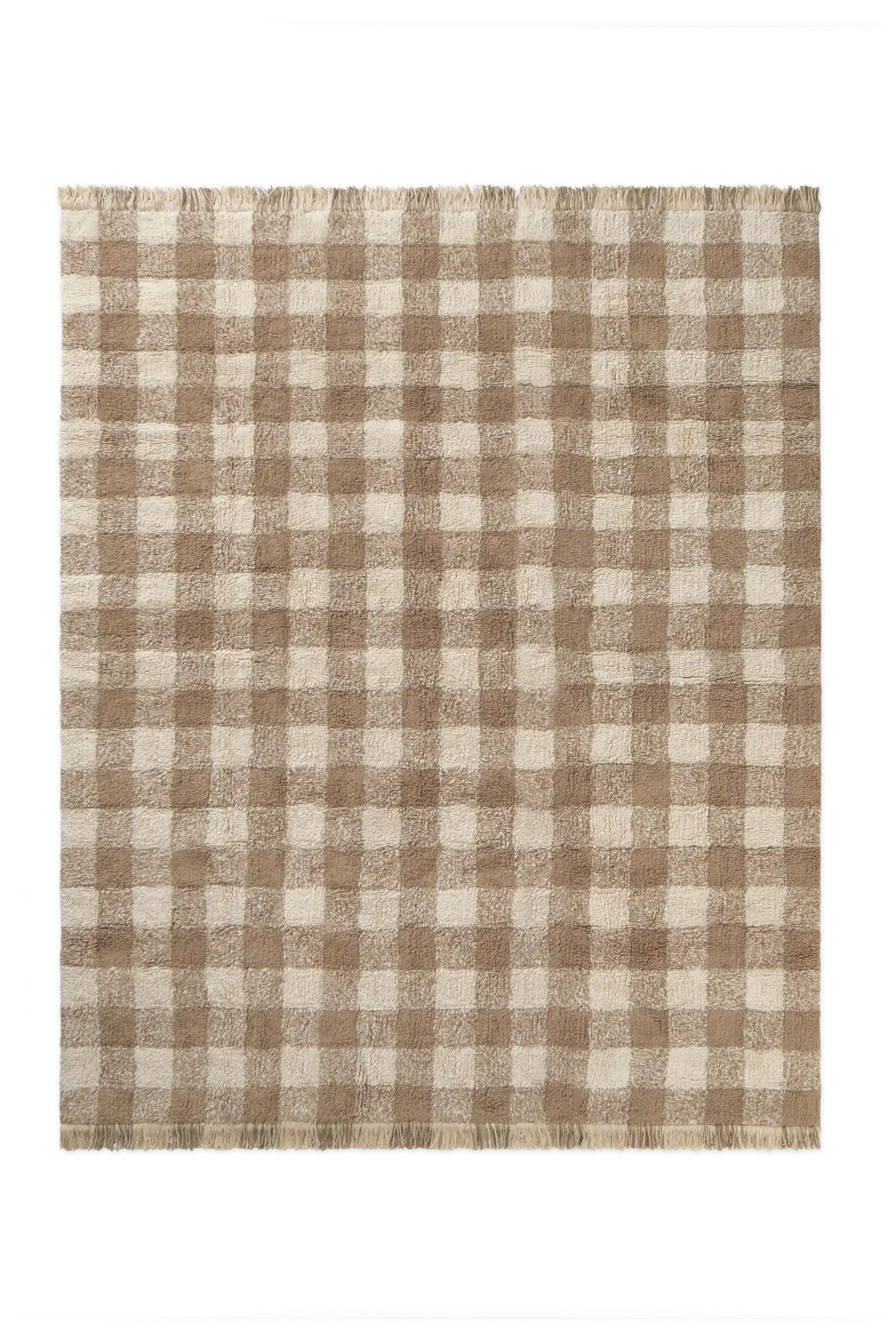 Lorena Canals Washable Rug Vichy - Marron