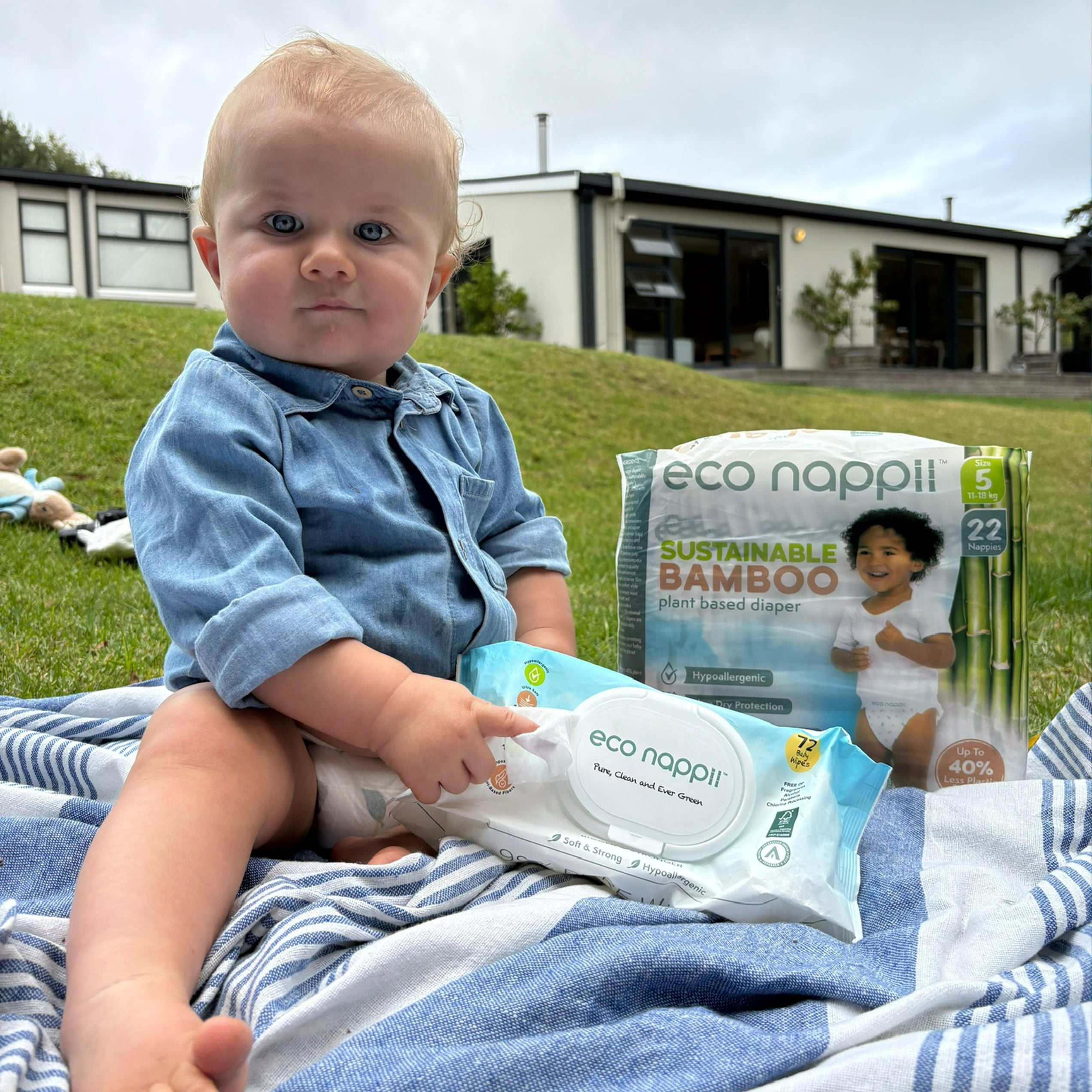 Eco Nappii Wet Wipes texture