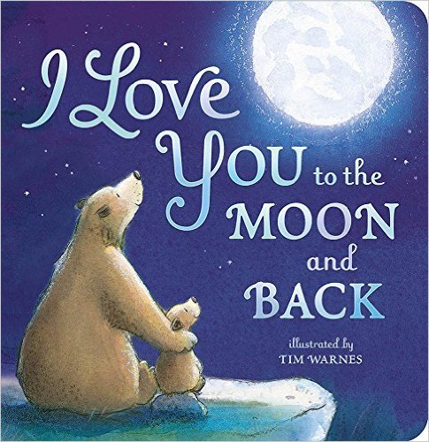 I Love You To The Moon & Back Board Book - Bubbadue