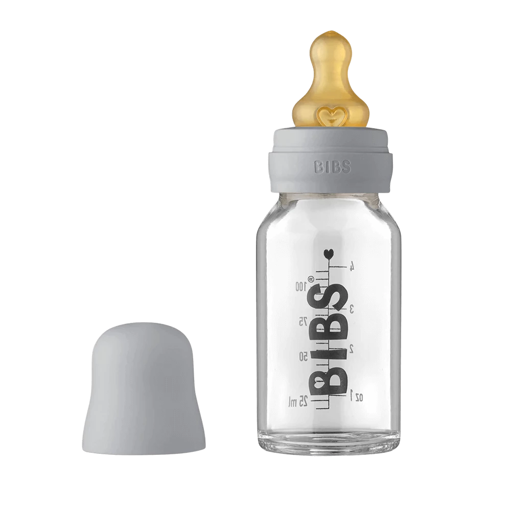 BIBS Baby Glass Bottle Complete Set 110ml - Bubbadue