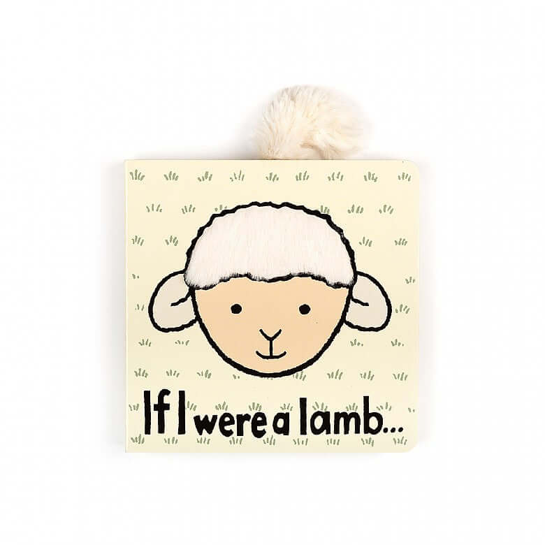 If I Were A Lamb Book - Jellycat Meadow merriment! If I Were a Lamb' is a leaping, springing, joyful ride through the imagination. Little lamb fans can picture being a lamb with this fun and funky board book. They can feel soft fleece, knobbly knees and velvety ears, thanks to the beautiful textures inside. Just what the farmer ordered! (English written language) SAFETY & CARE Tested to and passes the European Safety Standard for toys: EN71 parts 1, 2 & 3, for all ages. Suitable from birth. Made from 100% p