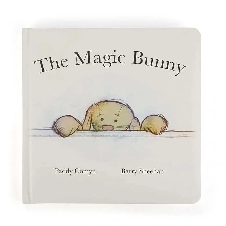 The Magic Bunny Book - Jellycat A story of friendship between bunny and boy. A gorgeous book for keen little readers, The Magic Bunny is a wonderful tale of a very special rabbit pal. The Magic Bunny is a loving friend who looks out for his human when Mummy is asleep. With sturdy covers and charming illustrations, it’s a spellbinding story to be told and retold. (English written language) SAFETY & CARE Hardback book. Made from 100% paper board. Wipe clean only. The Magic Bunny Book - Jellycat A story of fri