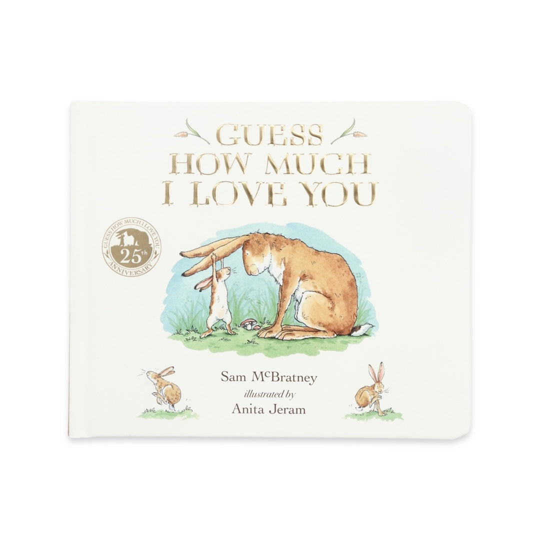 Guess How Much I Love You Board Book - 25th Anniversary Edition - Bubbadue