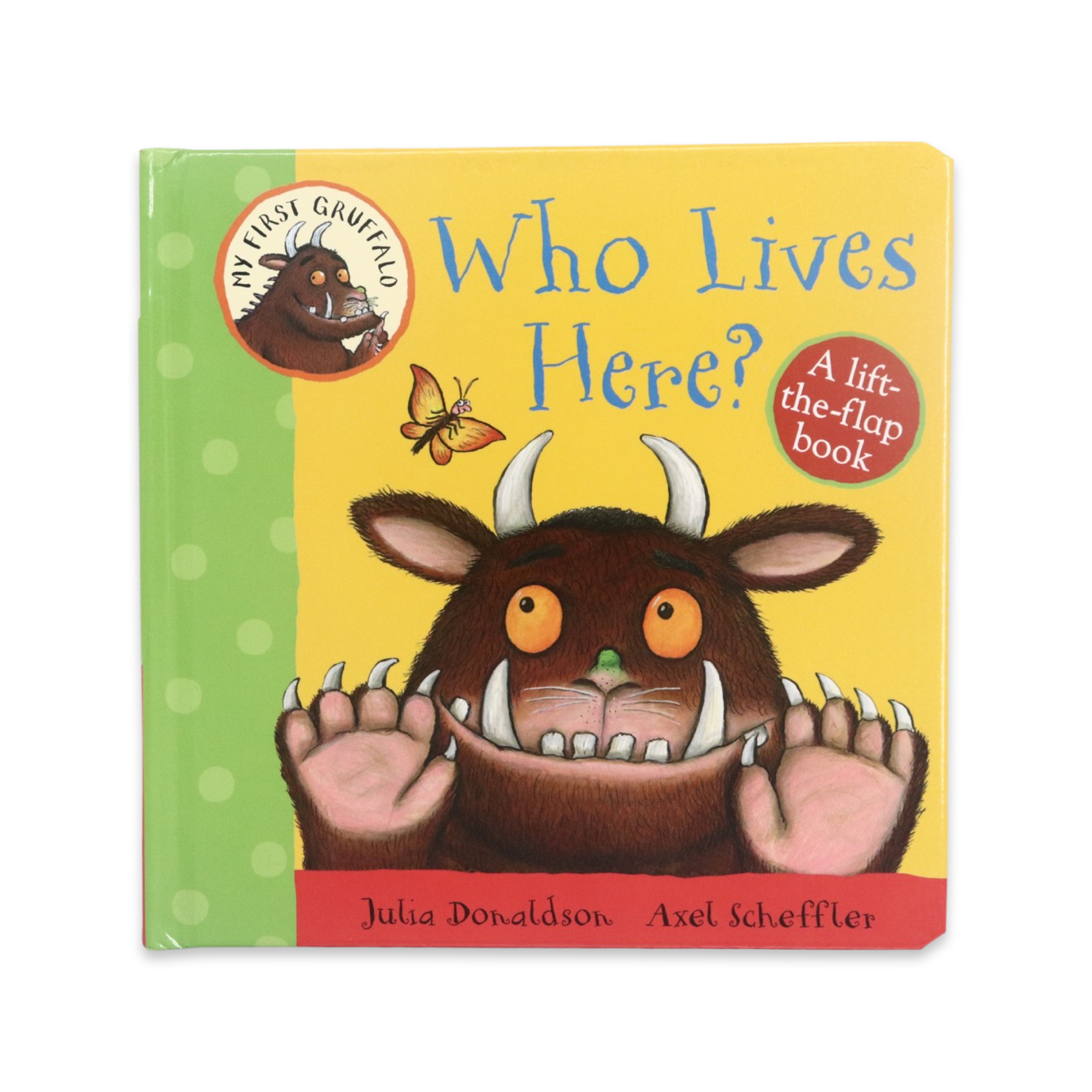 My First Gruffalo: Who Lives Here? Board Book - Bubbadue